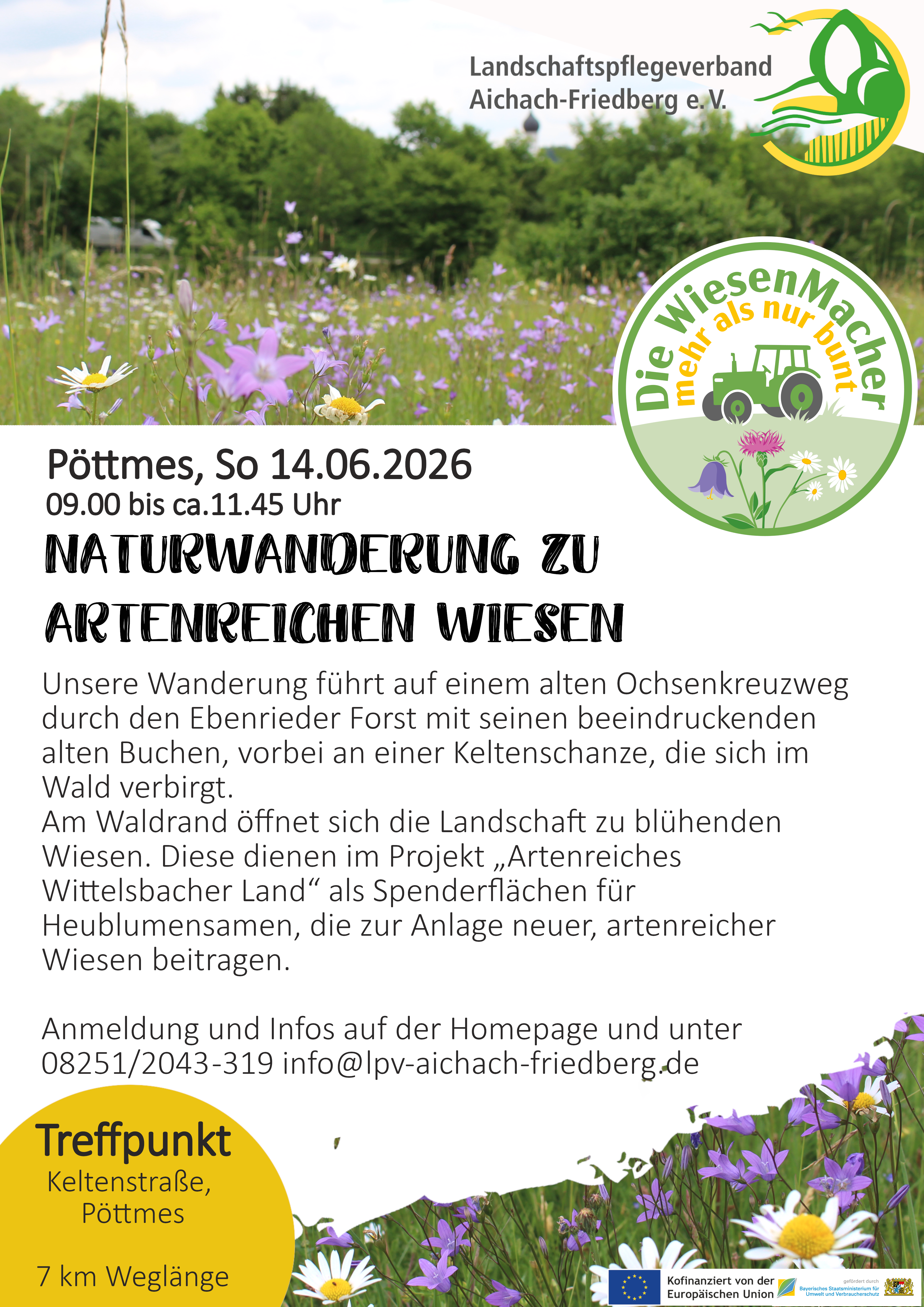 Flyer Pöttmes Wiesen